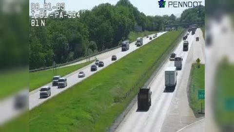 Traffic Cam East Hanover Township: I-81 @ MM 85.3 (PA-934) Player