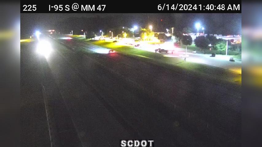 Hendersonville: I-95 S @ MM 47 (SB Rest Area) Traffic Camera