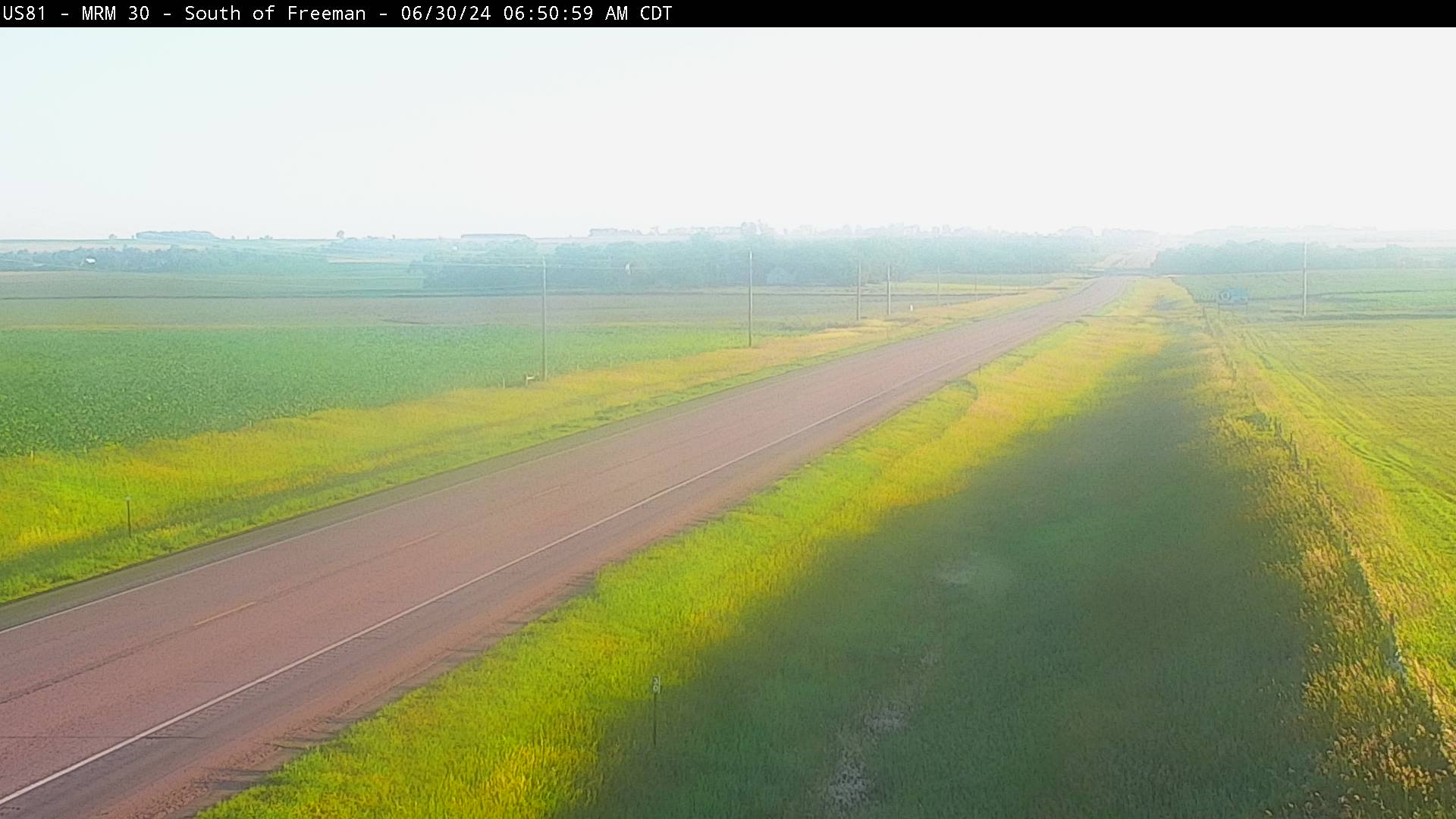 Traffic Cam 4 miles south of town along US-81 @ MP 30 - North Player