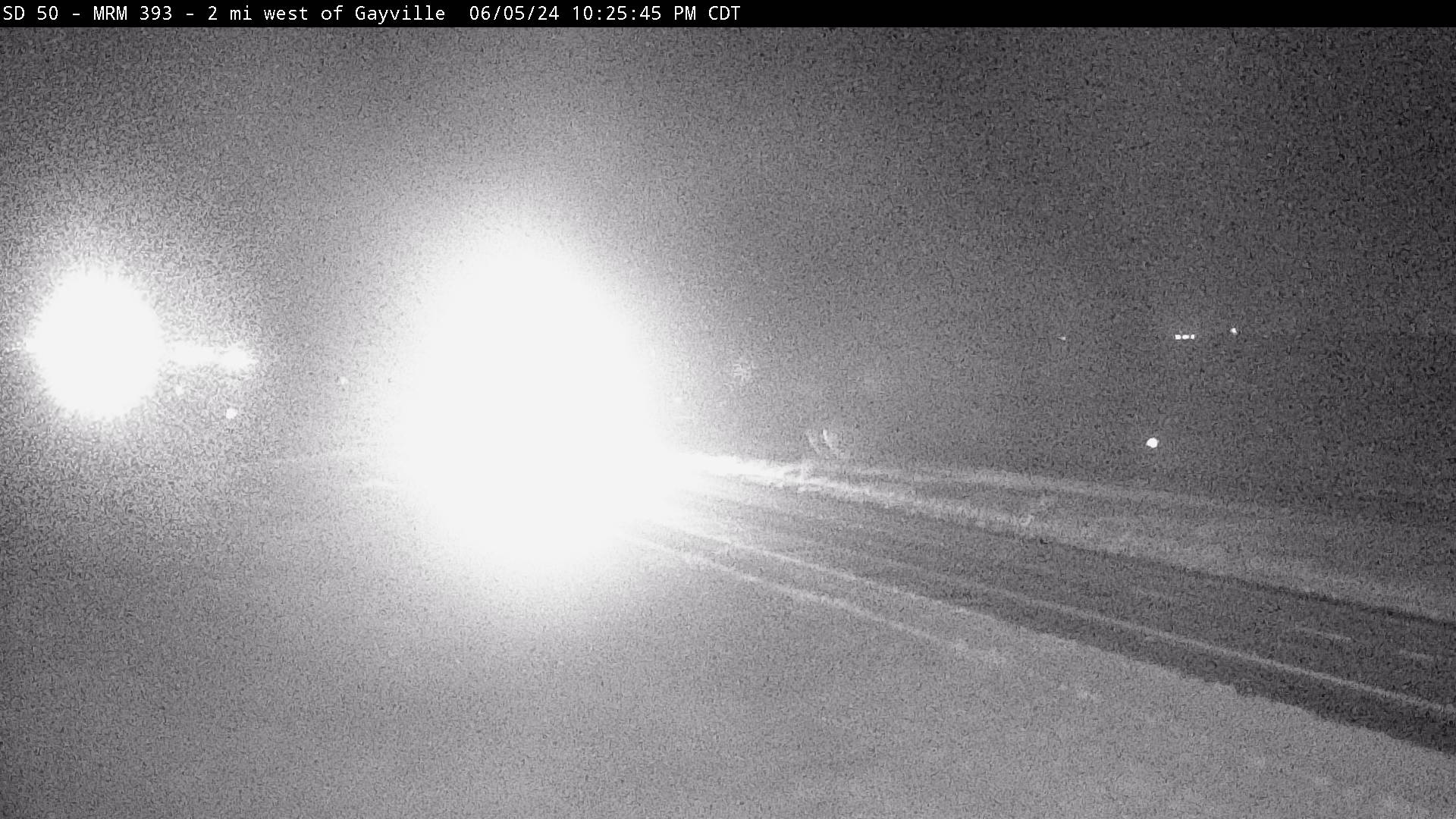 2 miles west of town along SD-50 @ MP 393 - East Traffic Camera