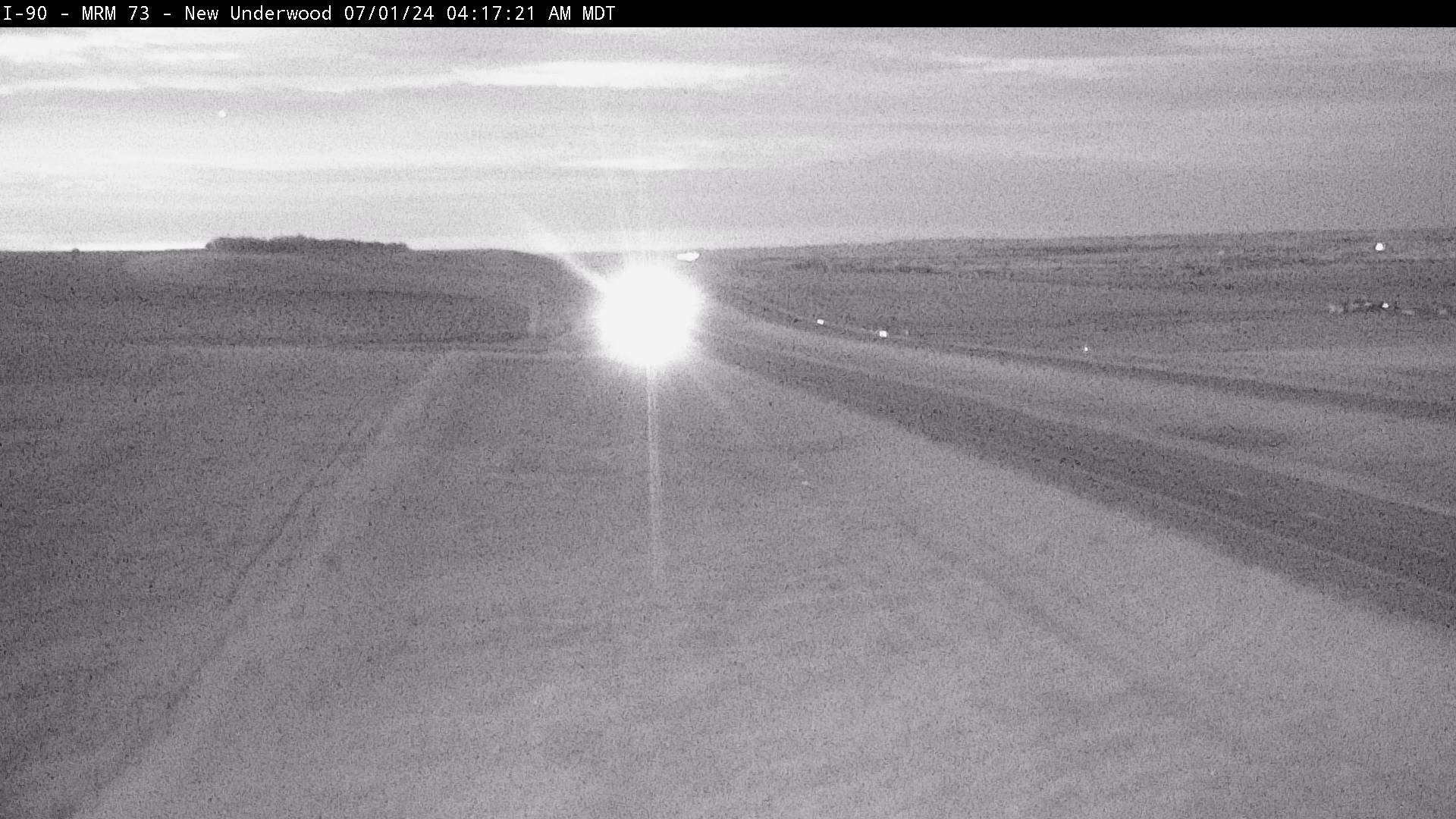 Traffic Cam 5 miles west of town along I-90 @ MP 73 - East Player