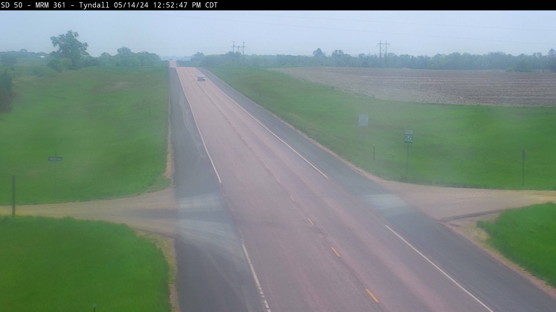 Traffic Cam 5 miles east of town along SD-50 @ MP 361 - East Player