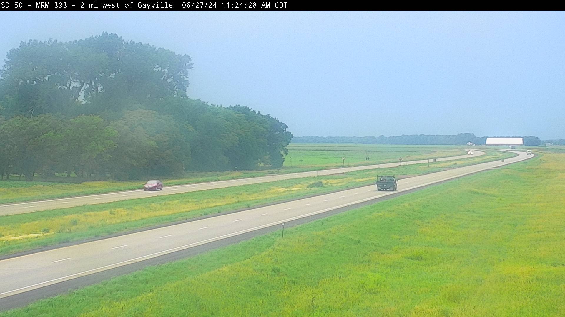 2 miles west of town along SD-50 @ MP 393 - West Traffic Camera