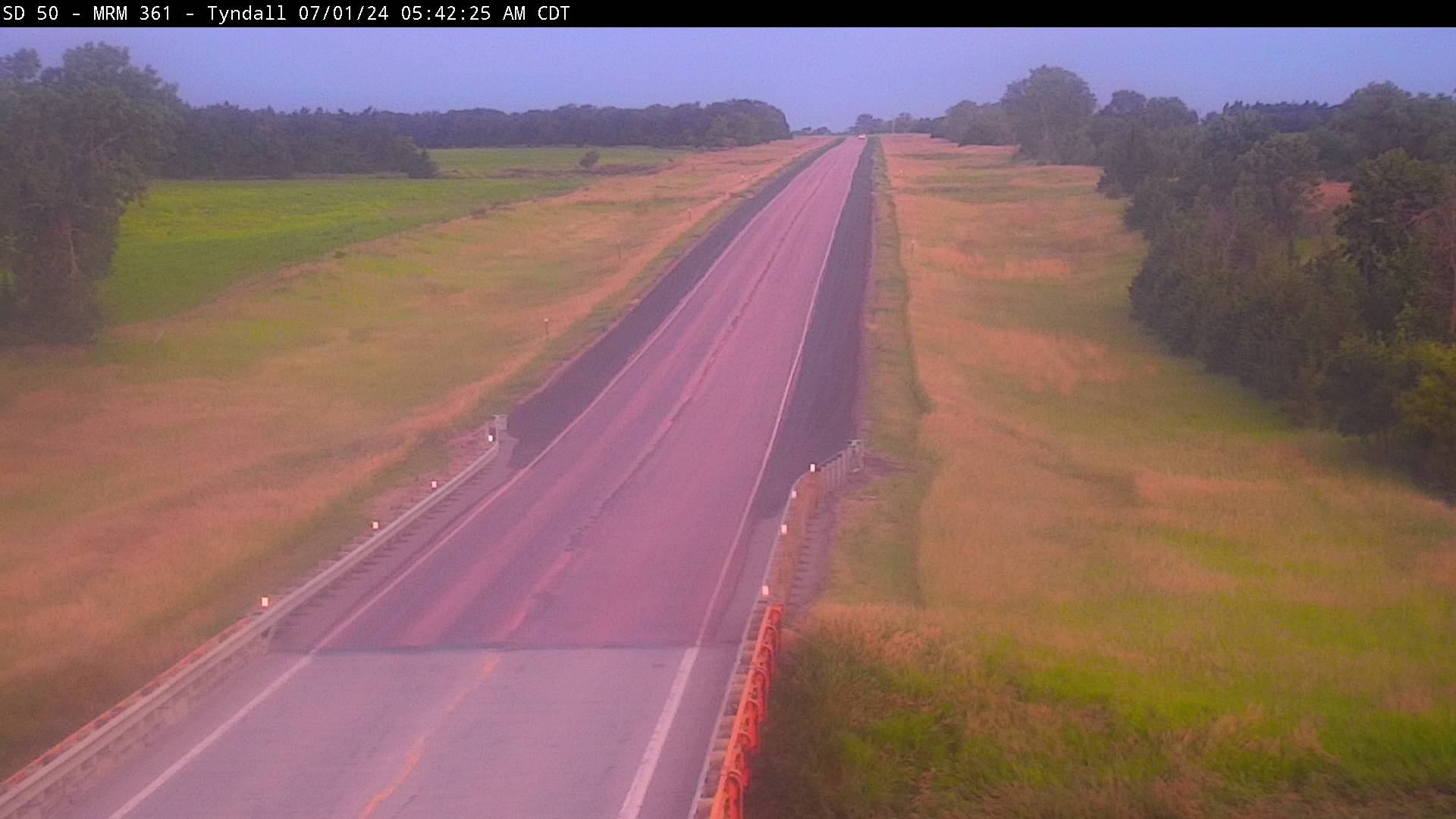 Traffic Cam 5 miles east of town along SD-50 @ MP 361 - West Player