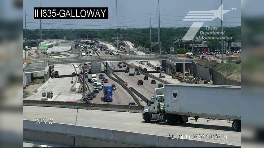 Traffic Cam New Hope › East: I-635 @ Galloway Player