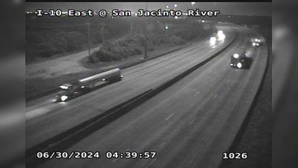 Mantu › West: I-10 East @ San Jacinto River Traffic Camera