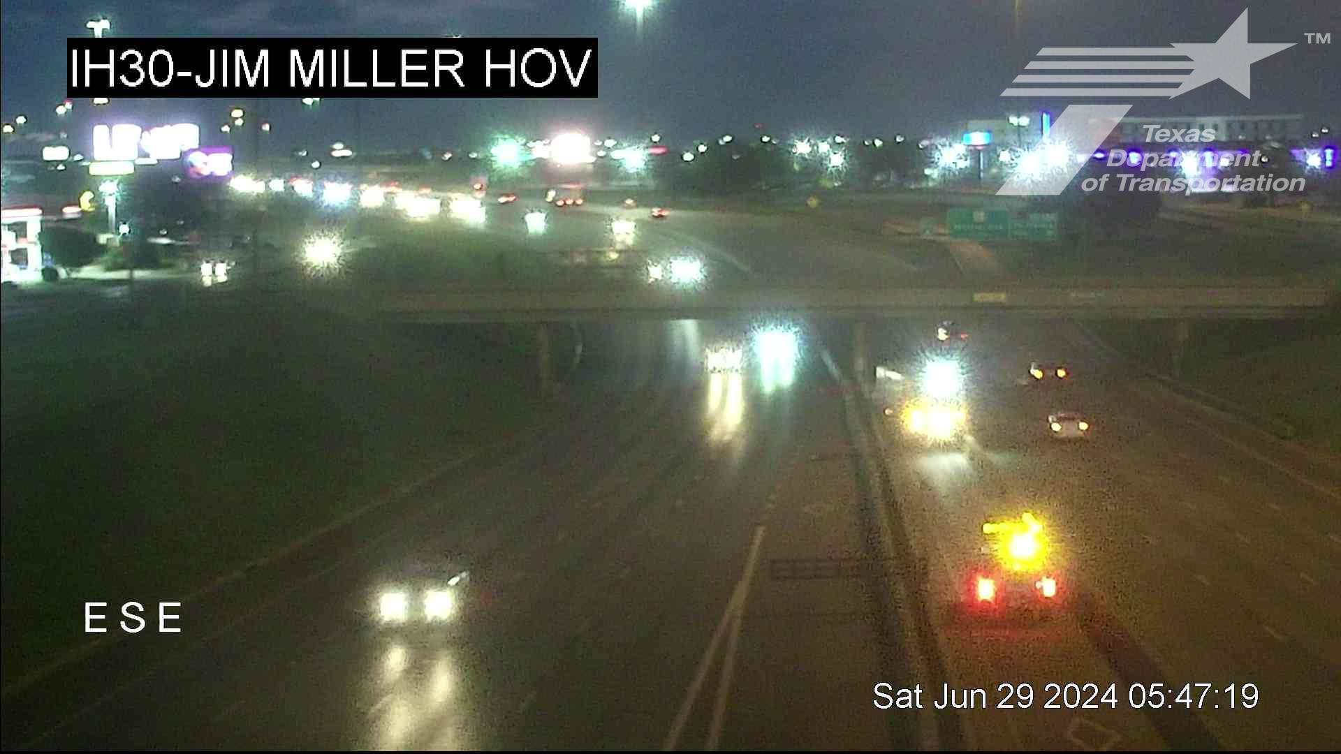 Dallas › East: I-30 @ Jim Miller HOV Traffic Camera