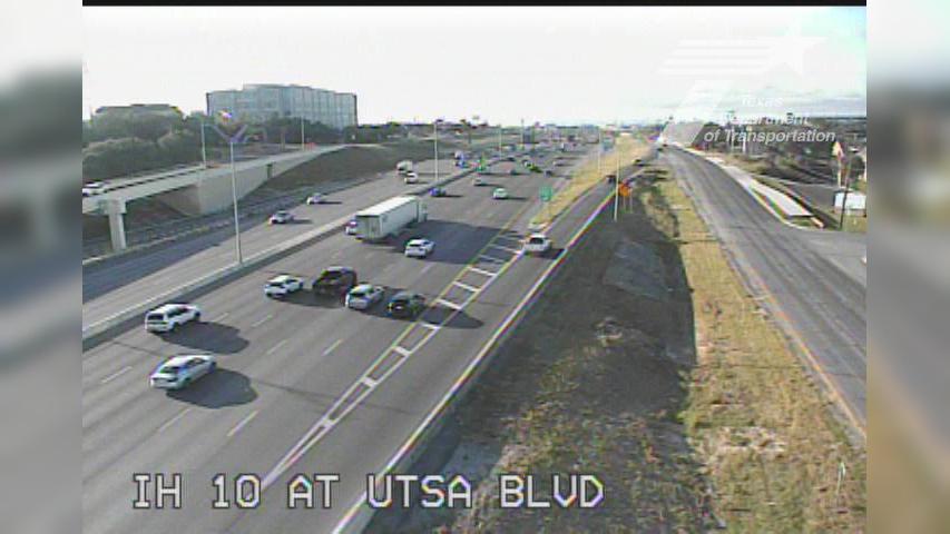 San Antonio › West: IH 10 at UTSA Blvd Traffic Camera