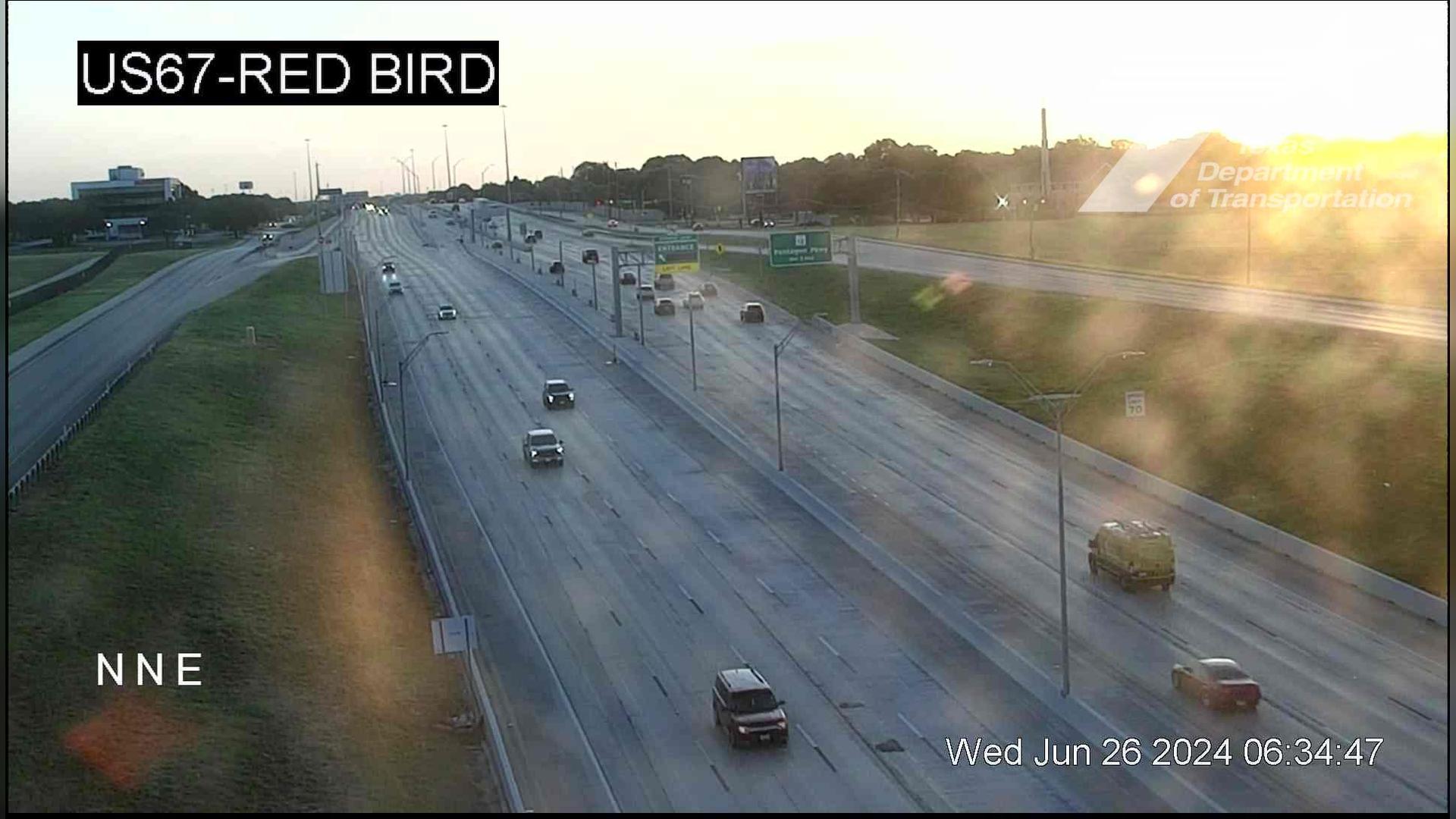 Dallas › North: US 67 @ Red Bird Traffic Camera