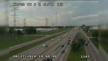 Traffic Cam North Houston District › West: North BW 8 @ Hardy (E) Player