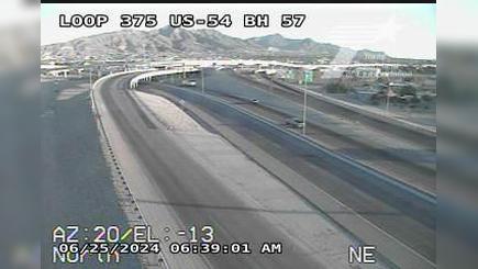 Traffic Cam El Paso › West: LP-375 @ US-54/BH Player