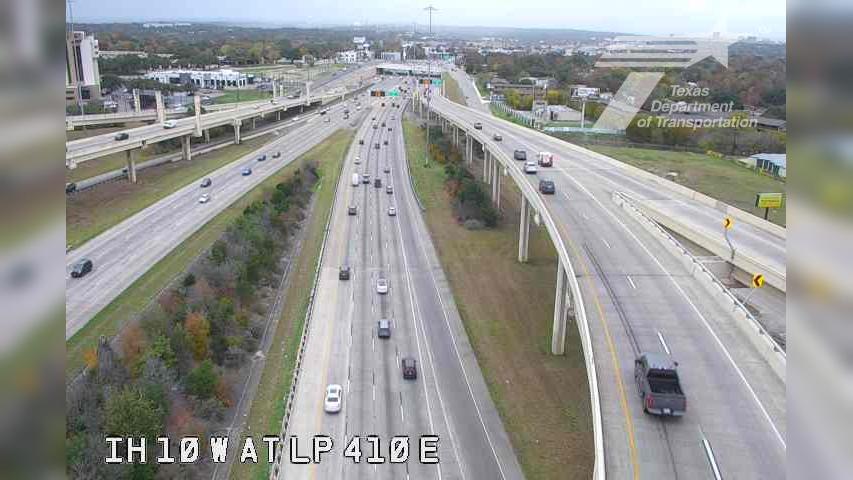 San Antonio › West: IH 10 West at LP 410 E Traffic Camera