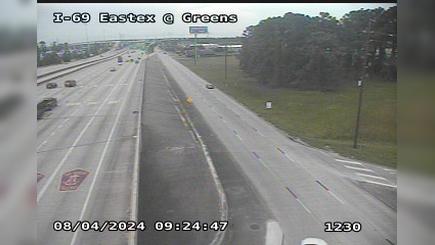 Houston › South: IH-69 Eastex @ Greens Traffic Camera