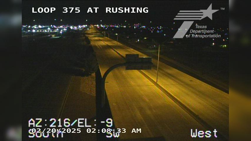 El Paso › West: LP-375 @ Rushing Traffic Camera