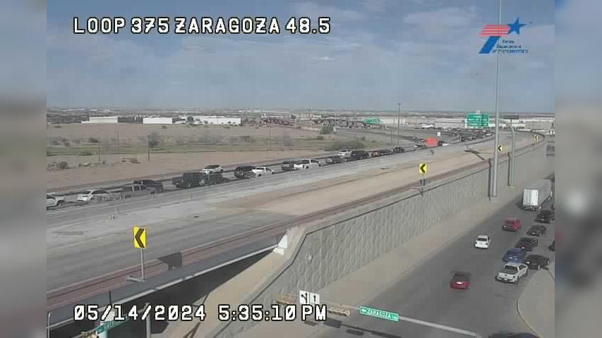 El Paso › West: LP-375 @ Zaragoza Traffic Camera