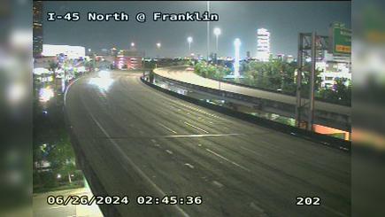 Traffic Cam Houston › South: I-45 North @ Franklin Player