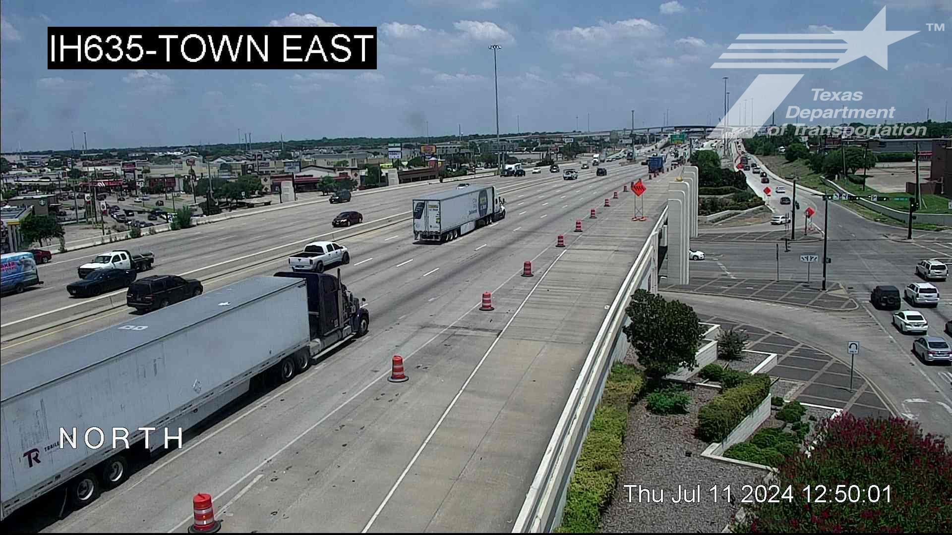 Traffic Cam New Hope › East: I-635 @ Town East Player
