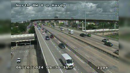 Traffic Cam North Houston District › West: North BW 8 @ Hardy Player