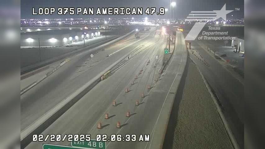 El Paso › West: LP-375 @ Pan American Traffic Camera