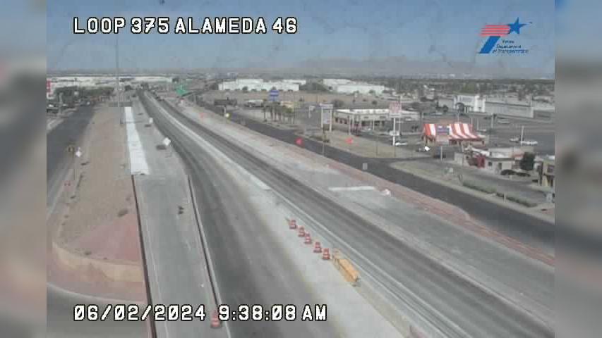 El Paso › West: LP-375 @ Alameda Traffic Camera