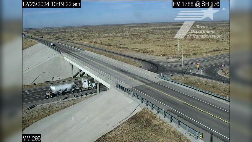 Traffic Cam Andrews › North: FM 1788 at SH 176 Player