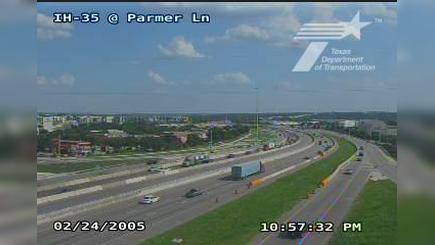 Park Central › North: I-35 @ Parmer Ln Traffic Camera