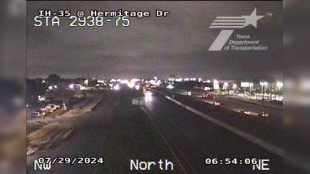Austin › North: IH-35 @ Hermitage Dr Traffic Camera