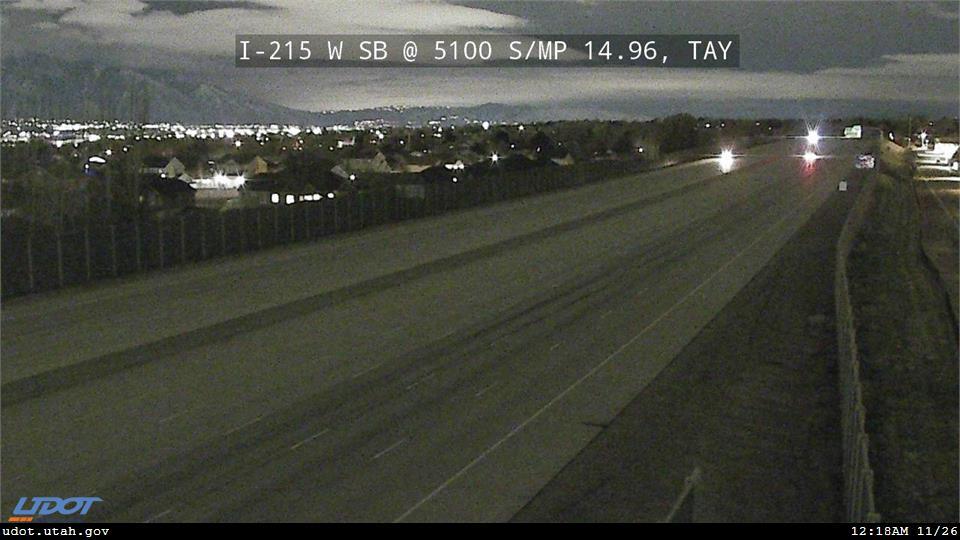 Traffic Cam I-215 W SB @ 5100 S MP 14.96 TAY Player