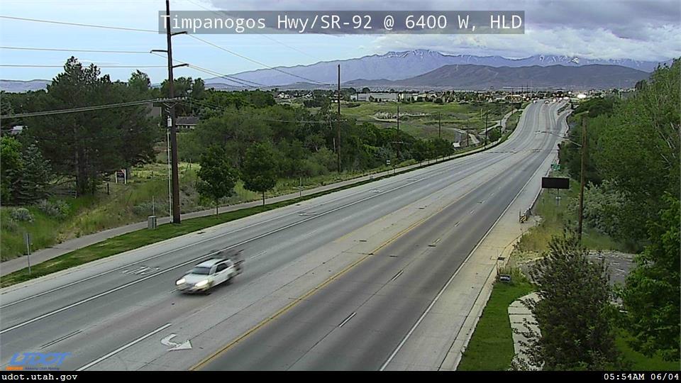 Timpanogos Hwy 11000 N SR 92 @ 6400 W HLD Traffic Camera