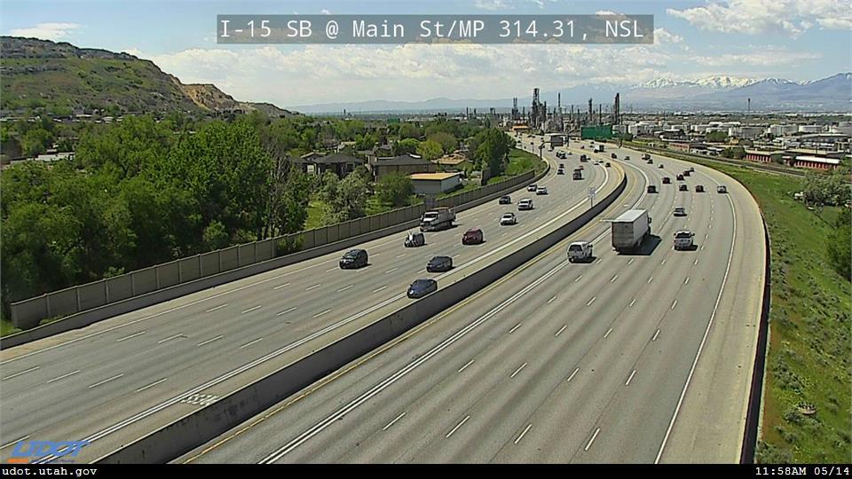 I-15 SB @ Main St MP 314.31 NSL Traffic Camera