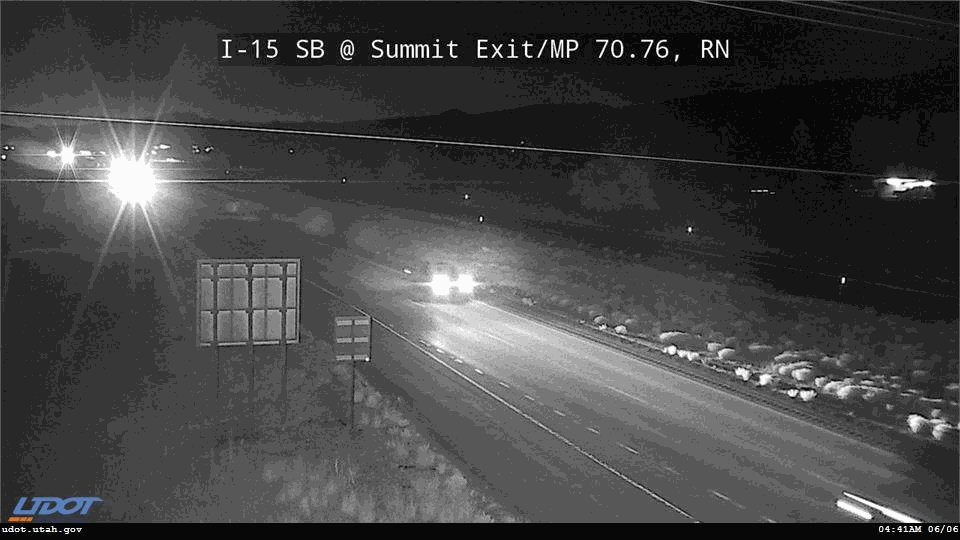 I-15 Liveview NB @ Summit Exit MP 70.02 RN Traffic Camera