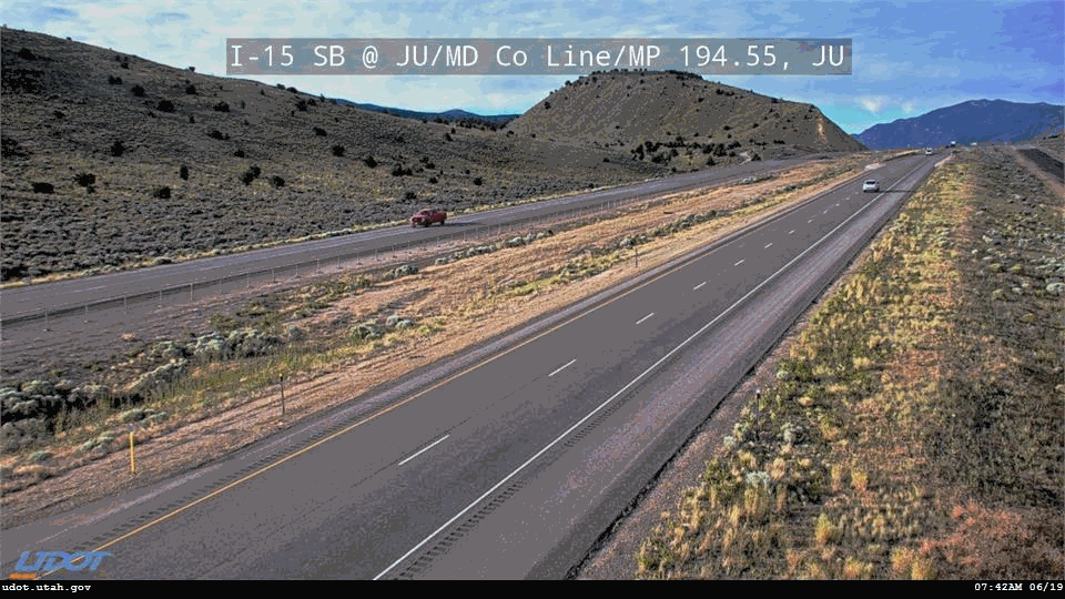 Traffic Cam I-15 Liveview SB @ JUMD Co Line MP 194.55 JU Player