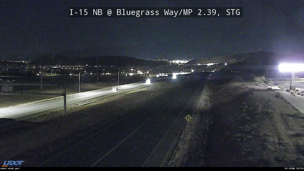 Traffic Cam I-15 NB @ Bluegrass Way MP 2.39 STG Player