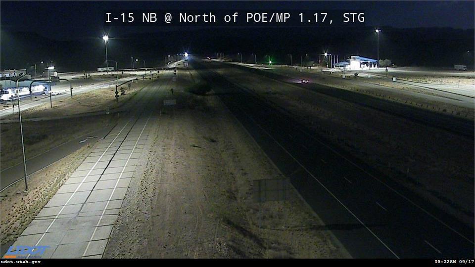 Traffic Cam I-15 NB @ North of POE MP 1.17 STG Player