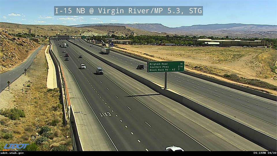 I-15 NB @ Virgin River MP 5.3 STG Traffic Camera