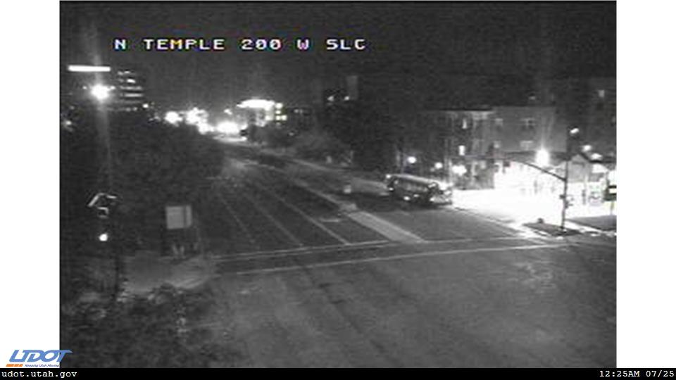 North Temple St @ 200 W SLC Traffic Camera