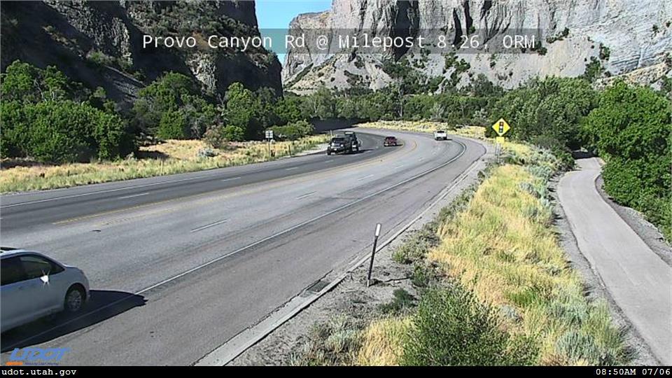 Traffic Cam Provo Canyon Rd US 189 @ Mouth of Provo Canyon MP 8.26 ORM Player