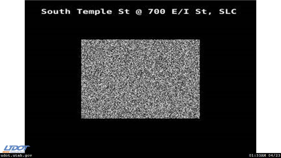 South Temple St @ 700 E I St SLC Traffic Camera