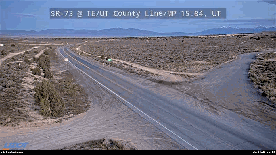 SR 73 Liveview EB @ TEUT County Line MP 15.84 UT Traffic Camera