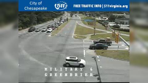 Traffic Cam Riverdale: US-13 - Chesapeake - Military Hwy & Greenbrier Pkwy Player