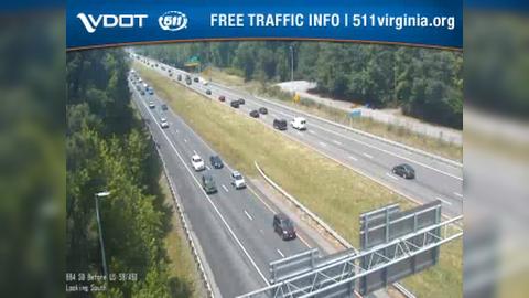 Traffic Cam Bowers Hill: I-664 - MM 18.67 - SB - OL BEFORE US 58 AND US 460 Player