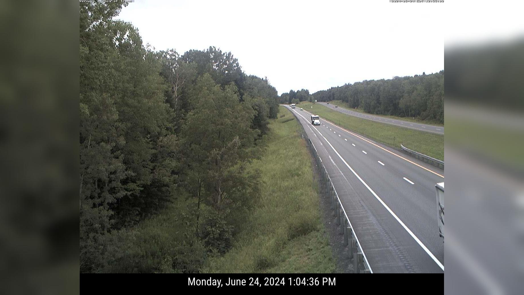 Brookfield: GUA I-89 North Traffic Camera