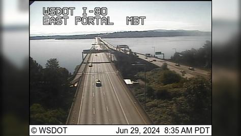 Traffic Cam Bakersfield: I-90 at MP 4.2: East Portal, Mt Baker Tunnel Player