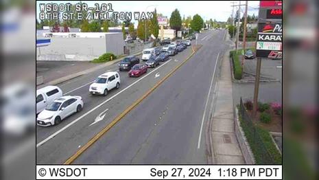 Traffic Cam Edgewood: SR 161 at MP 33.3: 8th St Player