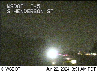Traffic Cam I-5 at MP 159.2: S Henderson St Player