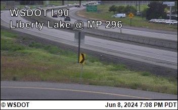 Traffic Cam I-90 at MP 296: Liberty Lake (3) Player