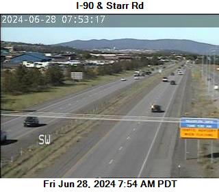 I-90 at MP 298.2: Starr Rd Traffic Camera