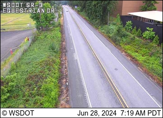 SR 3 at MP 54: Equestrian Dr Looking South Traffic Camera
