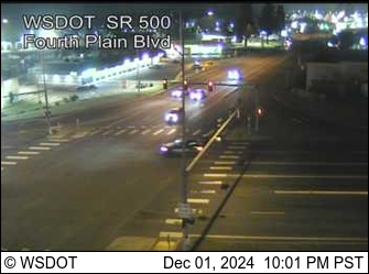 SR 500 at MP 5.9: Fourth Plain Blvd (SR 503) Traffic Camera