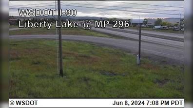 Traffic Cam Liberty Lake › East: I-90 at MP 296 Player